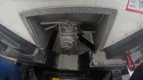 Unloading an ISO tanker container