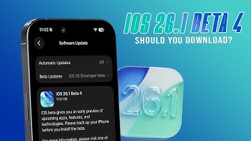 iOS 26.1 Beta 4 - Verwacht een betere BATTERIJDUUR