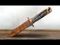 Rusty Bowie Knife Restoration