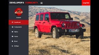 Sidebar Menu Dashboard Template UI like Youtube - Side Navigation Bar - Only Using CSS and HTML.