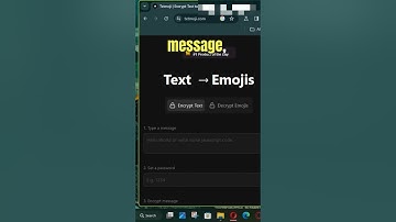 Send Encrypted Messages with Emojis!🔒🤫 #security #private #encypted #secret #website
