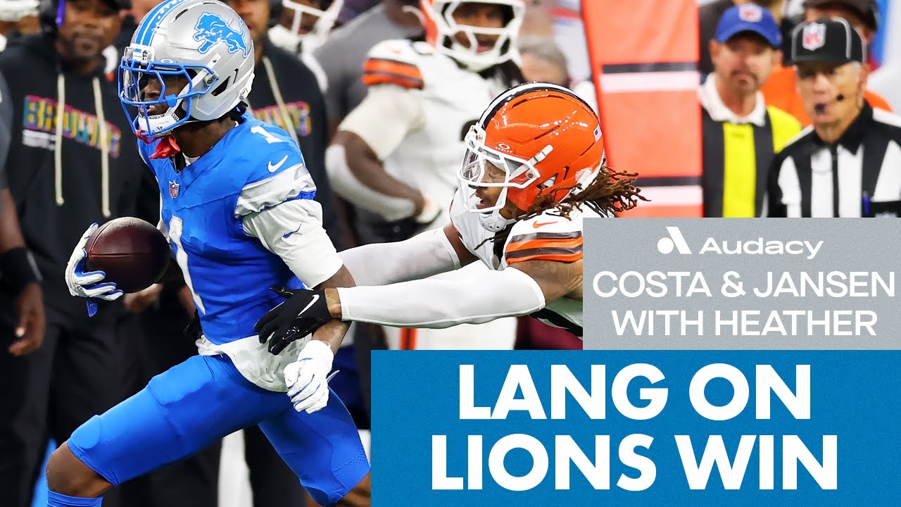 TJ Lang On Lions Win Over The Browns | Costa and Jansen - YouTube