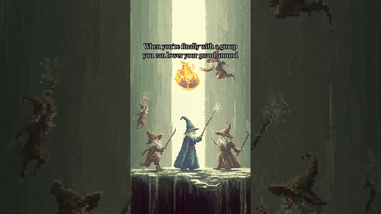 Being with friends… 