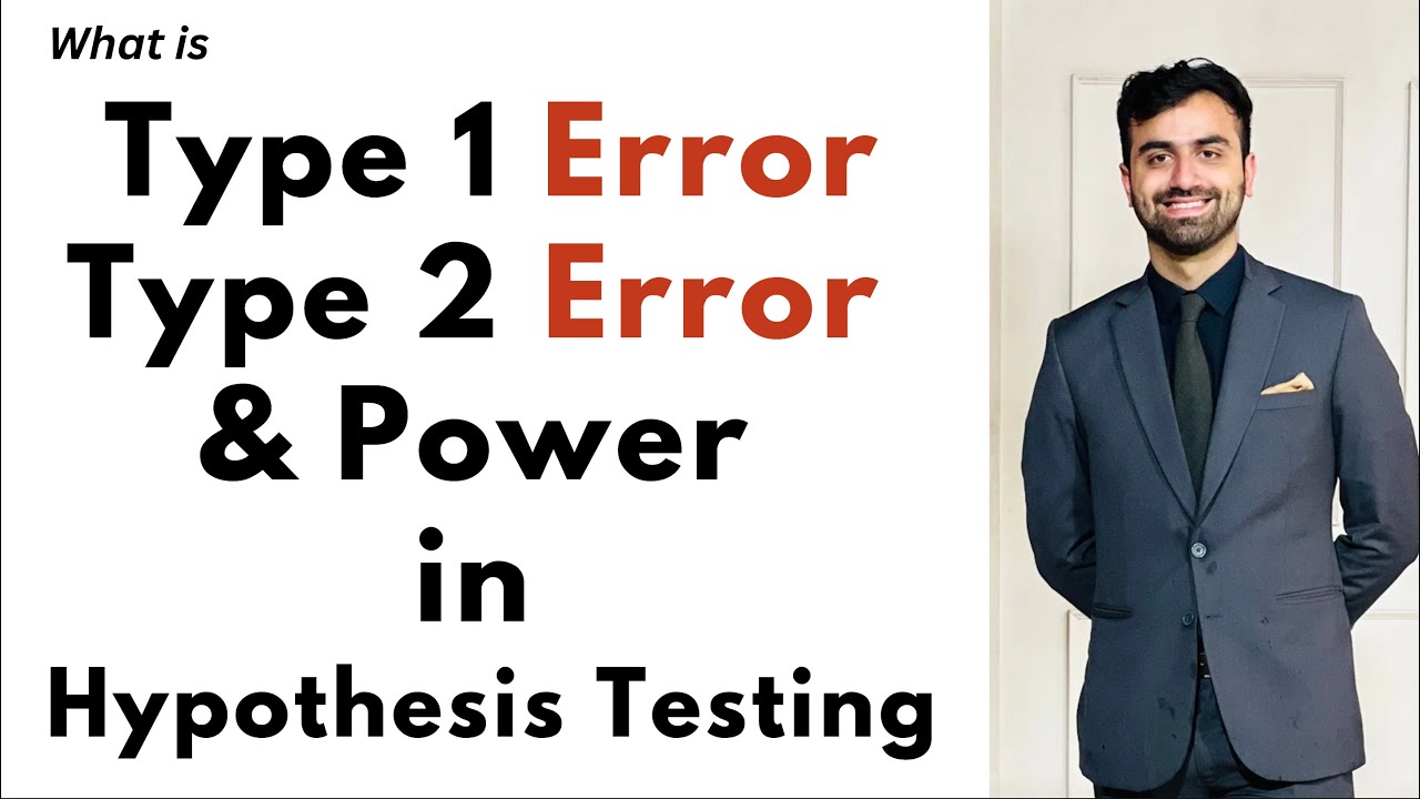 Types of Error & Power in biostatistics, hypothesis testing, USMLE, NEET PG
