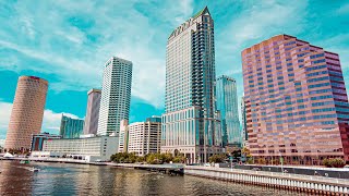 TAMPA FLORIDA. BEST PLACE TO VISIT. 1 Hour Virtual Walking Tour. Travel Video 4K