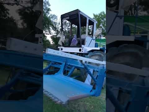 Самоходная жатка покраска