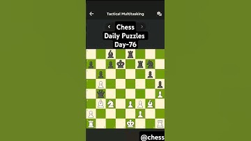 Chess. Daily Puzzles Day-76 #chess #viral #shorts