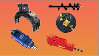 Attachments Clearance - Augers, Rock Hammers, Slashers & more