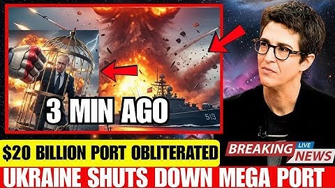 Ukraine Paralyzes $20B Port System — Hours-Long Drone Siege Before 150kg Warheads Hit