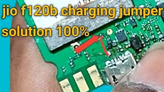 Jio Fphone Charging Not Show Solution Jio F120b Charging Jumper Solution  jiof120b