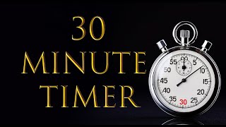 30 Minute Timer with White Noise + Bell (Study, Focus, Relax)