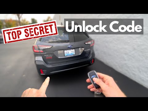 Secret Subaru Pin Code Access