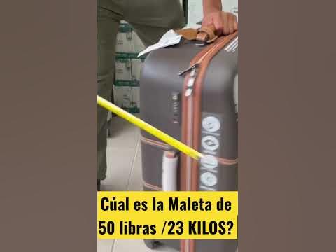 Cúal es la Maleta de Libras o 23 Kilos? #shorts #luggage #travelhacks - YouTube