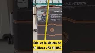 Cúal es la Maleta de 50 Libras o 23 Kilos? #shorts #luggage #travelhacks # traveltips 