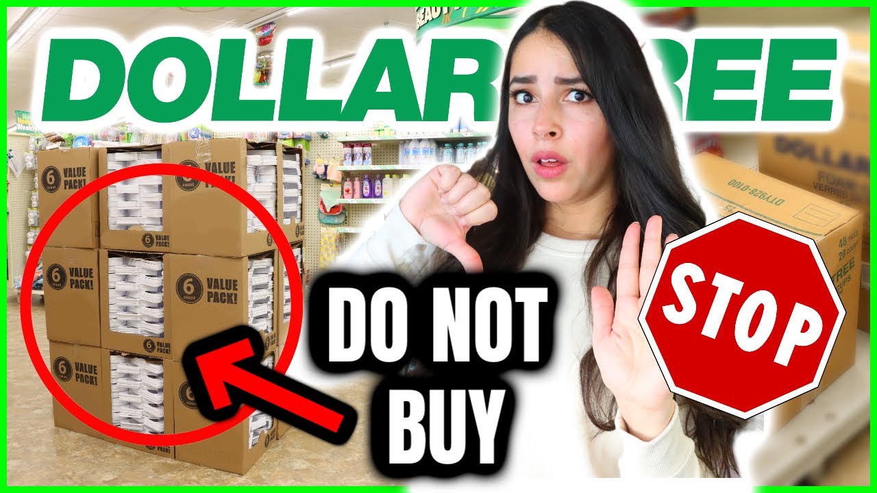 17 Worst Things to Buy at Dollar Stores (Dollar Tree Included)