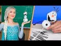Disney Princess at School! / 10 Fun and Useful DIY School Supplies Ideas