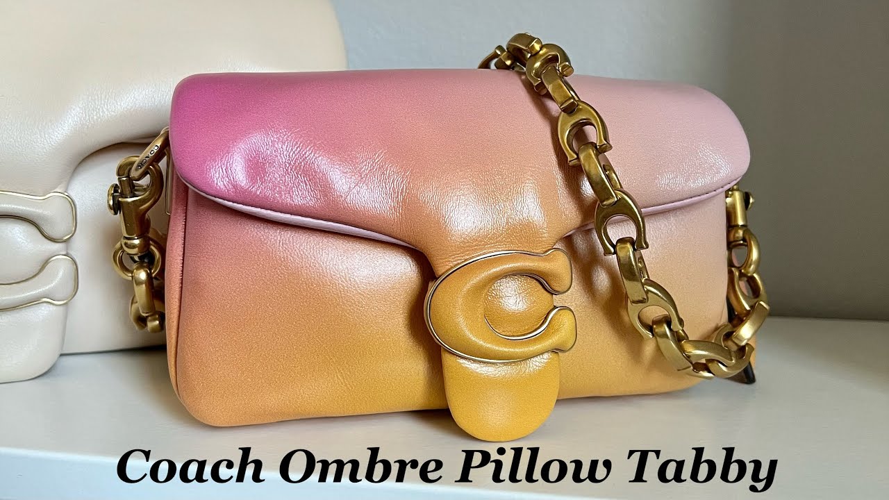 COACH Ombre Leather Pillow Tabby … curated on LTK