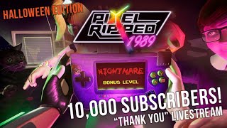10,000 Subscribers Thank You - Lets Play Pixel Ripped VR Halloween Edition!
Wow! We are blown away. Thank you so much for all of your support. Taking a quick moment to acknowledge how far weve came as a channel, a bit of an origin story, a review of our mission here at THE DIGITAL ACID. Were incredibly thankful to have you as a viewer so this video is dedicated to you!
In celebration of 10,000 subscribers coincidentally landing on Halloween we thought it would be awesome to check out the Halloween Edition of Pixel Ripped 1989 VR.
We check in with the heroine of the game “Dot” aka Ana Ribeiro which is also the original developer of this awesome title. We give an early preview at the 10k subs giveaway we are planning. Official details coming soon.
Support the stream: https://streamlabs.com/thedigitalacid 10,000 Subscribers Thank You - Lets Play Pixel Ripped VR Halloween Edition!