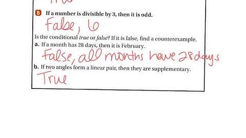 Geometry- 2.2 Conditional Statements