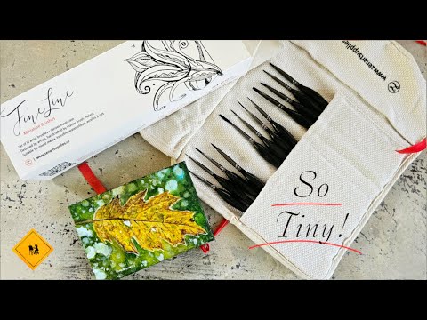 Trying ZenART Miniature Paint Brushes for the First Time #zenartsupplies #minipainting #tinypainting