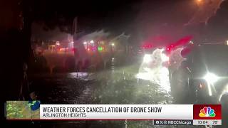 Arlington Heights Frontier Days evacuated amid downpour, drone show canceled