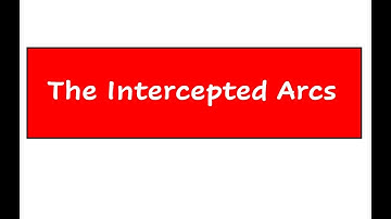 The Intercepted Arc of The Circle