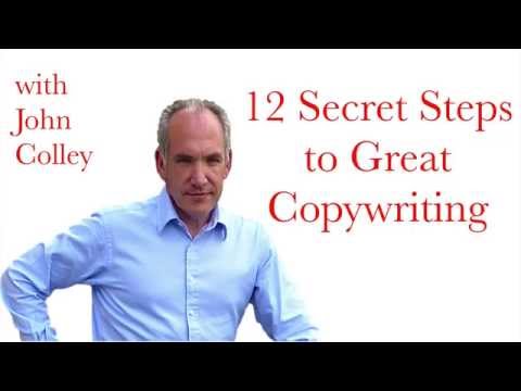 "Copywriting" 12 Secret Steps to Great CopyWriting Course - Promotional Video