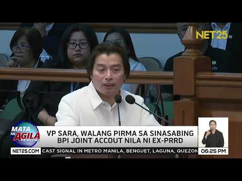 Bank records ni VP Sara at pamilya ipinrisinta ng prosecution