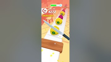 slice it all game! very satisfying and relaxing ASMR slicing video 353