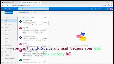 Mail Box Full (Outlook) How to solve Mail Box Full Problem.