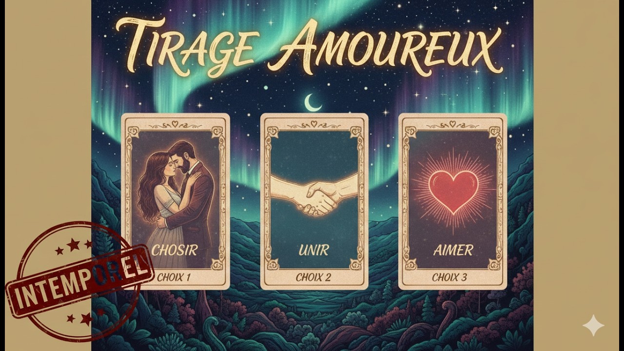 Tirage Amoureux Intemporel  ❤️ (3 Choix)