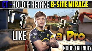 Hold And Retake B-Site Mirage Like A Pro Csgo