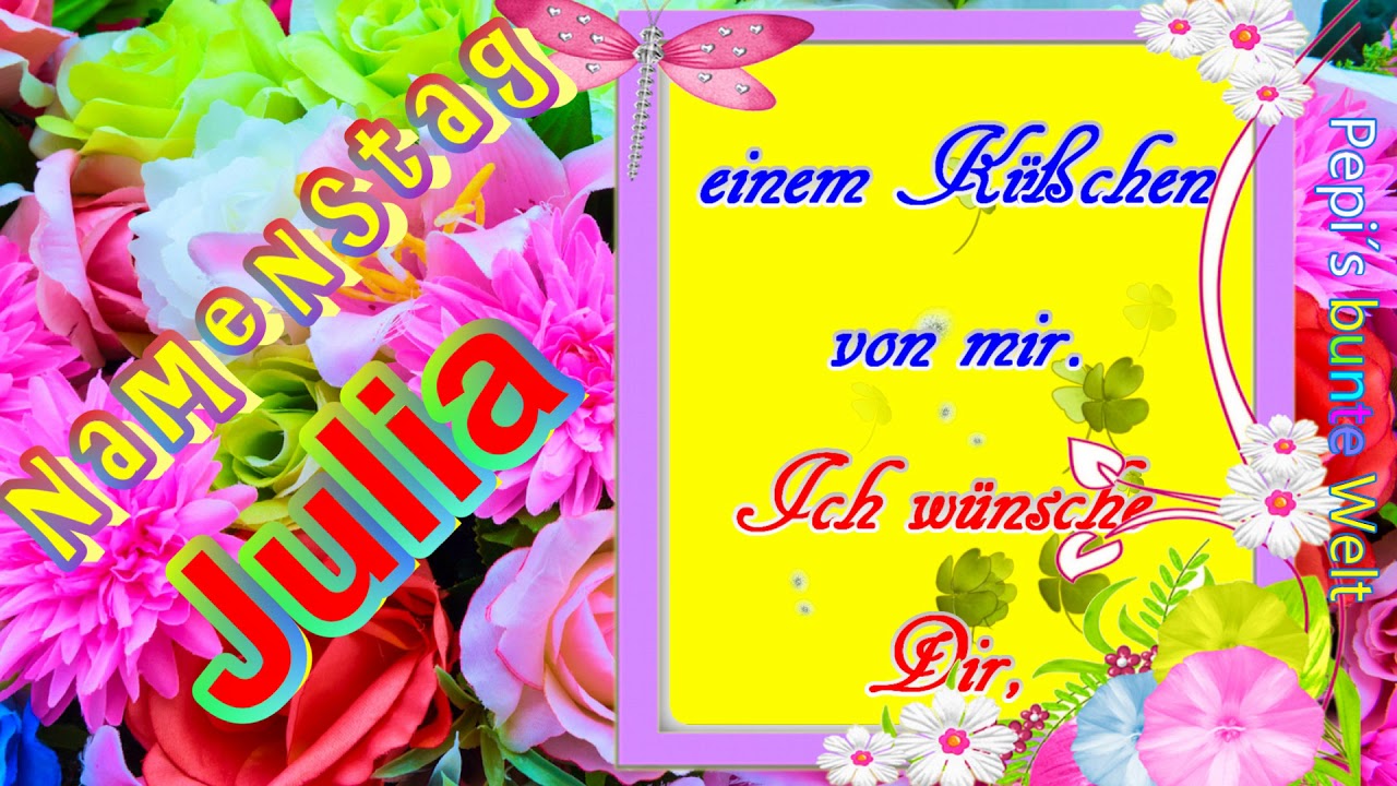 Julia Namenstag lieber Gru Geht Auf Reisen w nsche Viel Sonne Gute julia-namenstag-lieber-gru-geht-auf-reisen-w-nsche-viel-sonne-gute