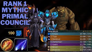 Arcane Rank 1 Primal Council Mythic - 132k DPS (No Tier, No Externals, 12k ahead of rank 2)
Not completely perfect but pretty happy. I couldve bursted on a boss sub 35% for execute damage but we needed to equalize HP so I did the ethical move and lost some damage. 2nd pull or so. Done on Dec 18 2022
Watch live at https://www.twitch.tv/forgy Arcane Rank 1 Primal Council Mythic - 132k DPS (No Tier, No Externals, 12k ahead of rank 2)