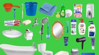 English Names of Objects in the Bathroom