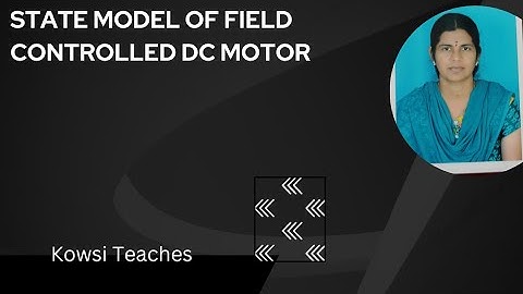State Model of Field Controlled DC Motor