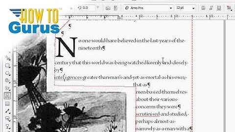 How to use Non-Printing Text Characters in CorelDRAW Text Effects Tutorial