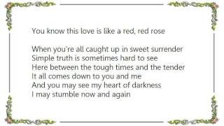 Emmylou Harris - Red Red Rose Lyrics