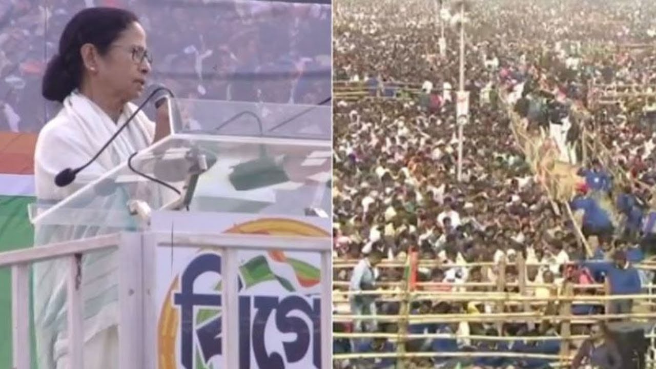 Kreatives Bild zu CM Mamata Banerjee's Speech at United India Rally in Kolkata - YouTube CM Mamata Banerjee's Speech at United India Rally in Kolkata - YouTube Motiv