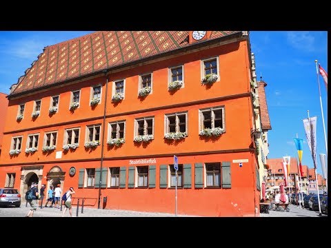 Video: Dinkelsbuhl Tyskland Reiseguide