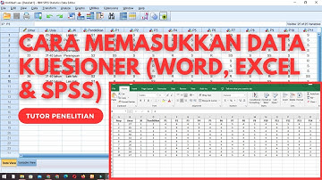 Cara Memasukkan Data Kuesioner Dari Word Ke Excel & SPSS Lengkap