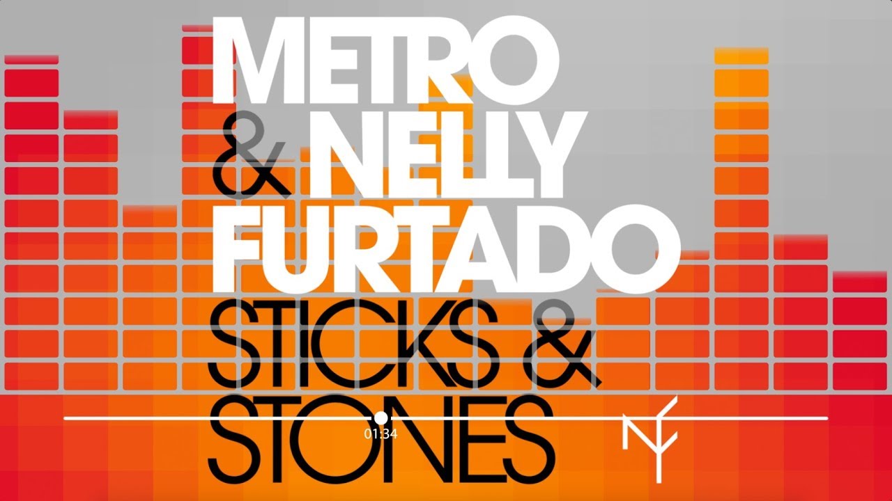 Metro & Nelly Furtado - Sticks & Stones (Mojito Remix) Official Audio