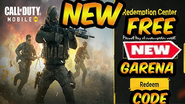 November 2021 Call Of Duty Mobile New Redemption Code|New 100% Working Today CODM Garena Redeem Code