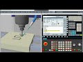 Macro CNC Simulator – Countersunk mill Operation in Siemens Compatible Mill Machining Simulation