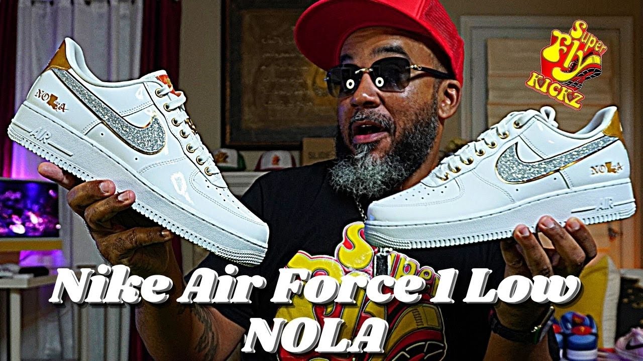 New Nike Air Force 1 sneaker celebrating New Orleans' rap scene