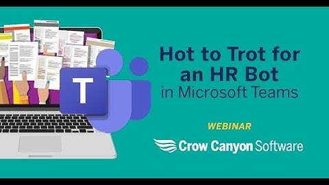 Bots For Microsoft Teams: HR Request Management Bot for Better HR - WEBINAR