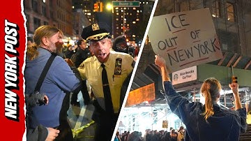 ICE Agents Clash with Enraged New Yorkers During Chinatown Operation