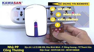 Kawasan_Nhà Phân Phối Công Thương_Phiên bản đặc biệt Chuông Báo Khách không dây I618A-R