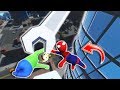 SPIDER-MAN AND BALDI BEAT THE HARDEST LEVEL! | Feat. KINDLY KEYIN | *PART 2* (Human Fall Flat)