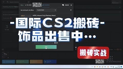 国际csgo(cs2搬砖)饰品上架实战记录—steam礼品卡如何闭环变现